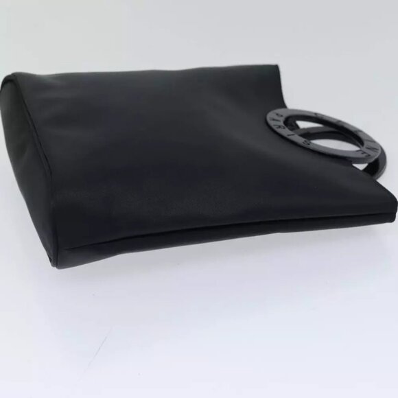 CELINE Hand Bag Nylon Black Auth - Picture 2 of 7